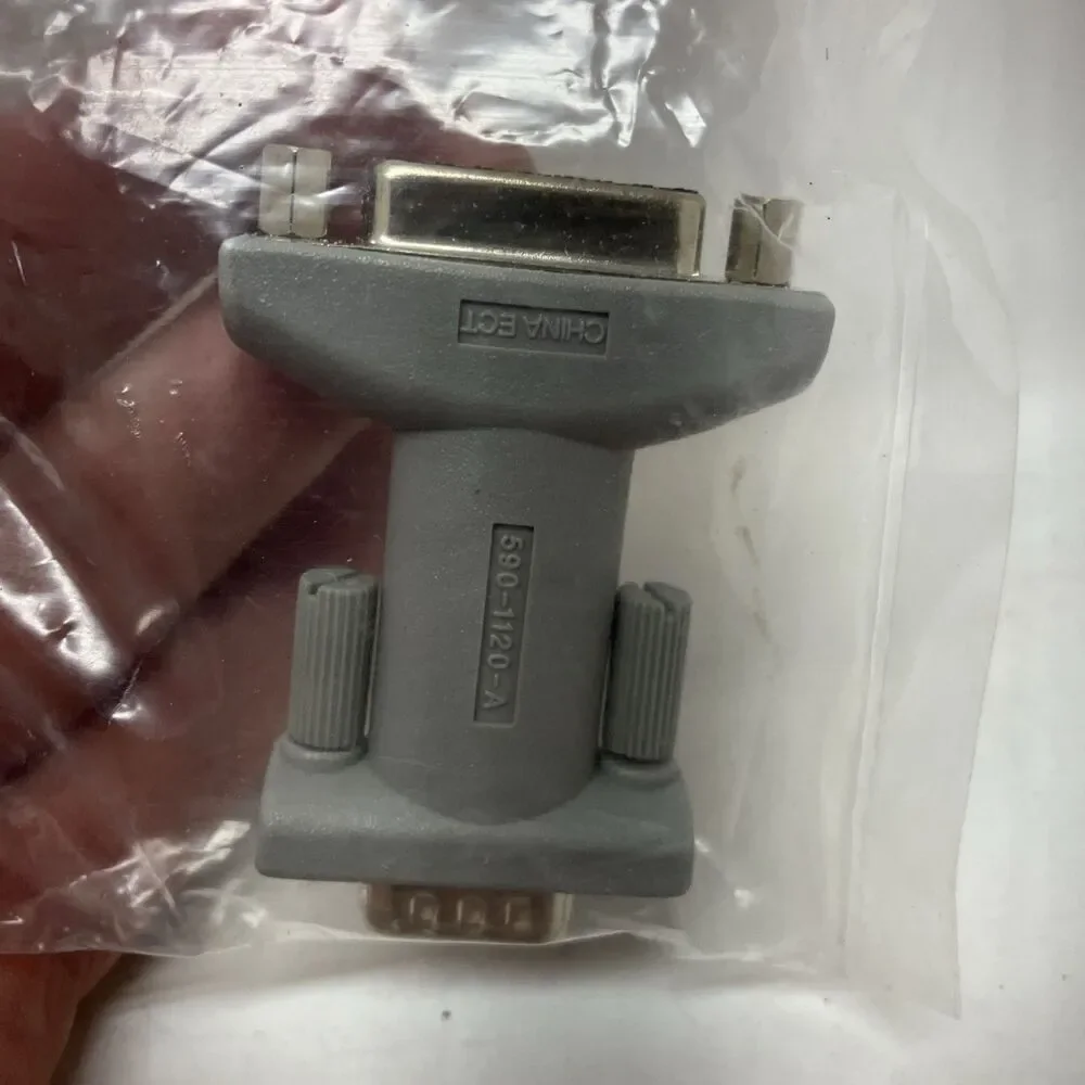 Apple DB15 Female to HD-15 SVGA Male NOS Monitor Adapter GRAY P/N: 590-1120-A